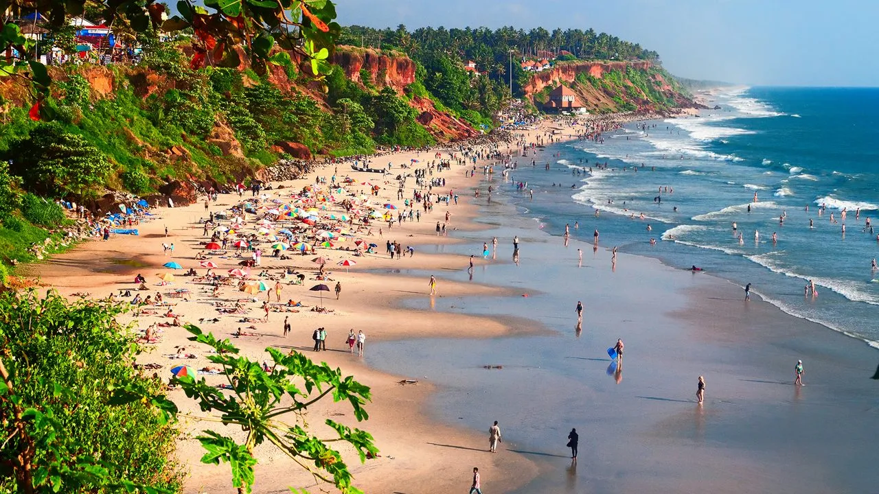 Varkala Cliff Beach